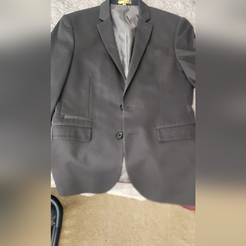 Express Suit Photographer fitted-no alterations jacket 36 short pants 28x30